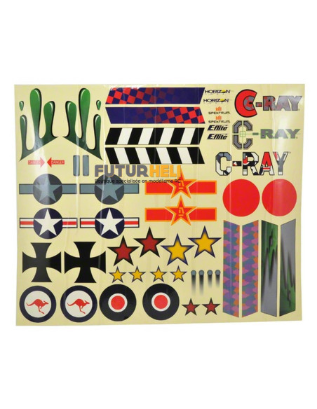 EFL307504 Planche décoration C-Ray e-flite