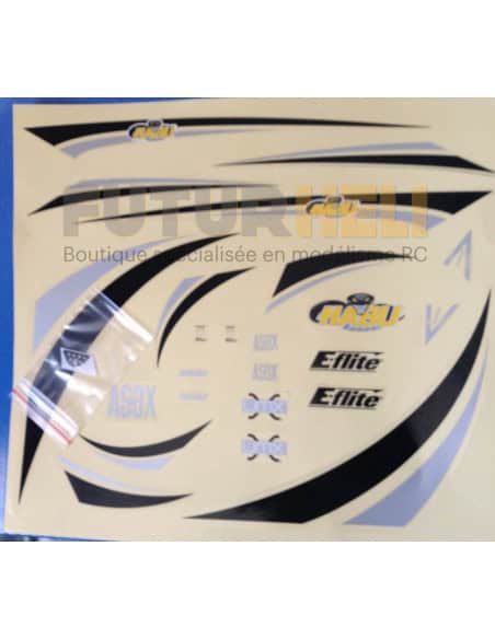 EFLU4465 Planche de décoration Habu UMX E-flite