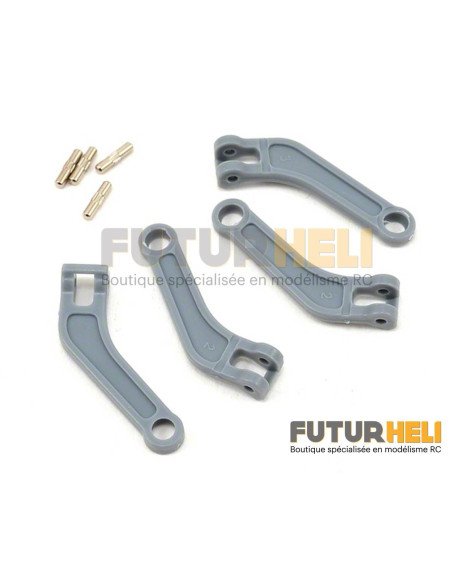 BLH3809 Tringlerie tête rotor BO105 Red Bull