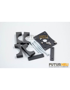 Support GPS DJI  tube carré 12x12 2
