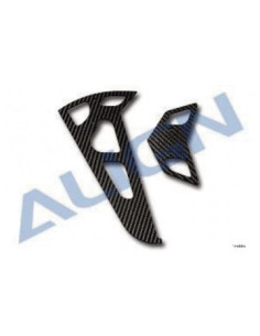 Set empennage carbone 2 mm Trex 600 Align