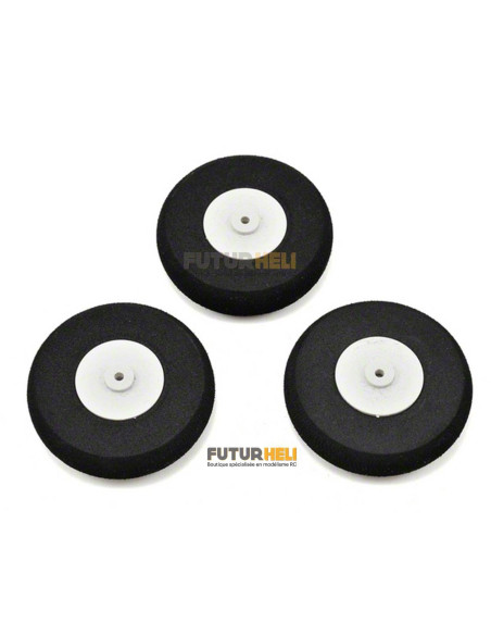 EFL310011 Roues 65 mm (x3) Apprentice S E-flite