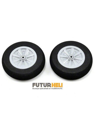 Achat PKZ6005 Paire de roue new corsair F4U-1A Parkzone dispo chez Futurheli.com
