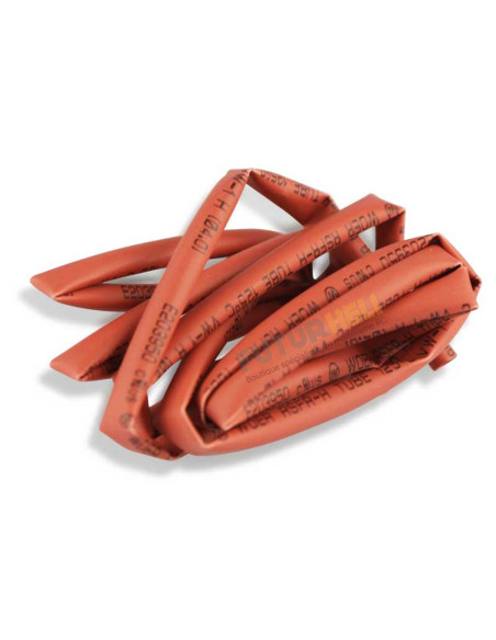 Gaine thermo 4 mm x 1M rouge