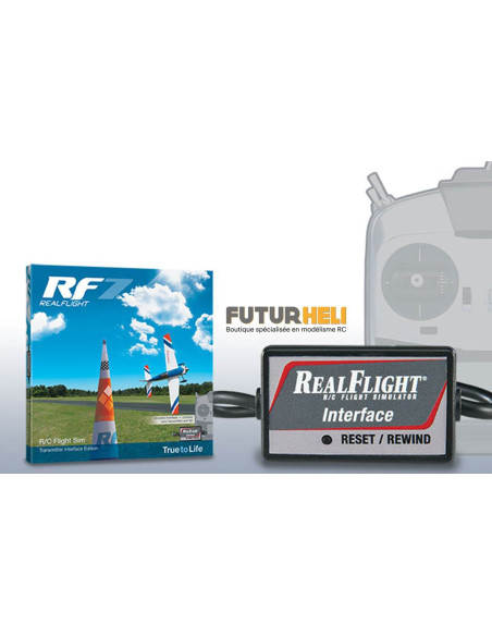 RealFlight 7 simulateur + interface USb PC