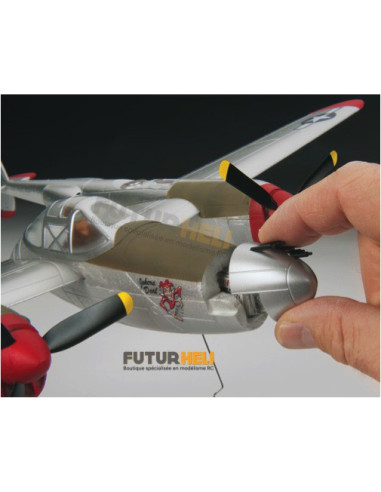 P38 lightning Micro indoor flyzone Tx-R