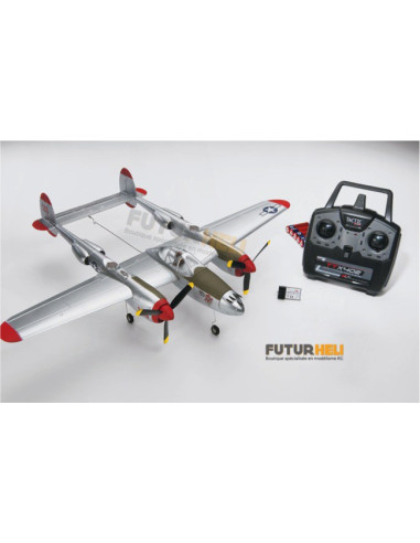 P38 lightning Micro indoor flyzone Tx-R