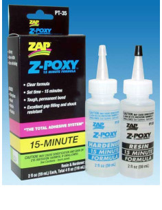 COLLE EPOXY ZAP 15 minutes