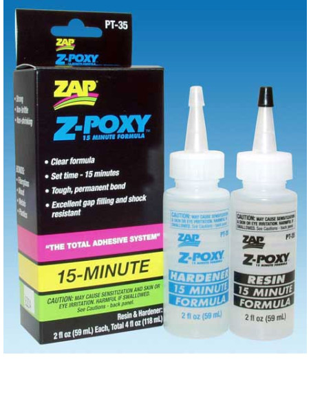 COLLE EPOXY ZAP 15 minutes