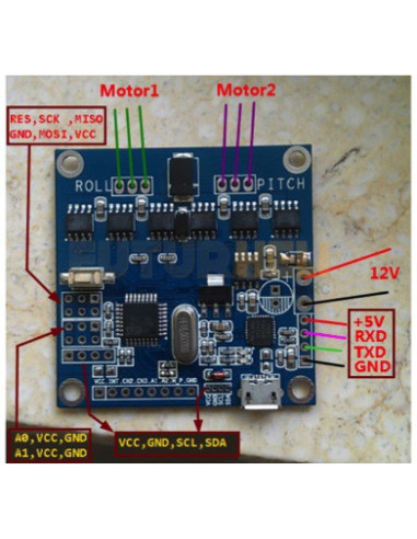 Nacelle brushless gopro +carte controleur