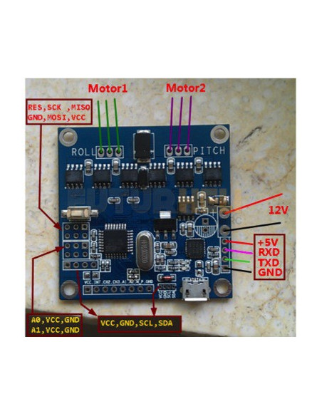 Nacelle brushless gopro +carte controleur