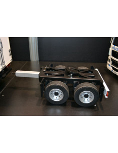 Dolly 2 essieux pour camion 1/14eme 2