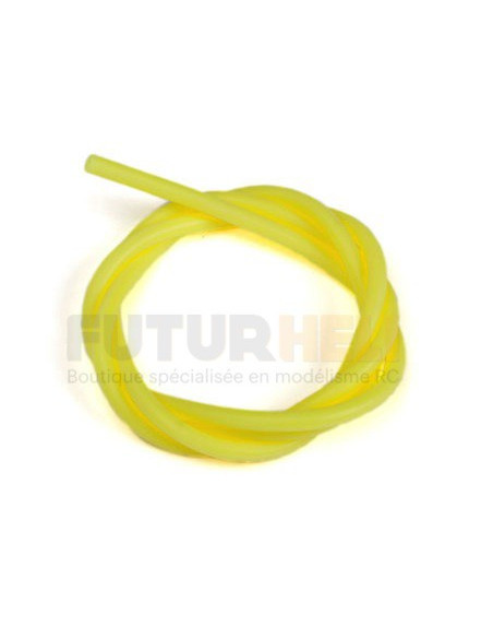 Durit silicone jaune fluo 90cm dynamite
