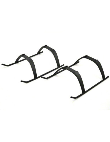 BLH5529BL train d'atterrissage noir (x2) blade 550X