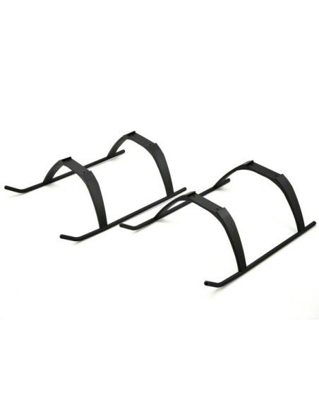 BLH5529BL train d'atterrissage noir (x2) blade 550X