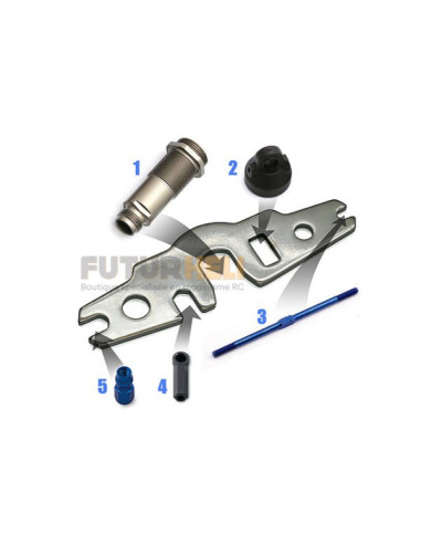 Clé multiple pour voiture 1/10eme Team Associated