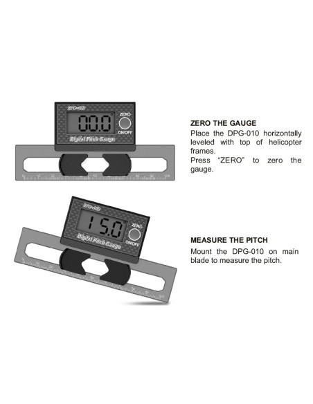 Pitch Gauge digital (20-75mm) SkyRc
