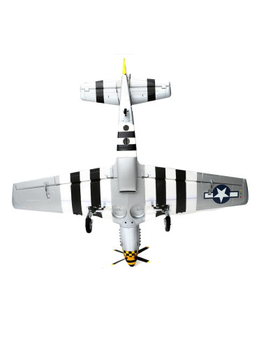 P51D Mustang BNF+train rentrant+Récep AS3X E-flite EFL6750
