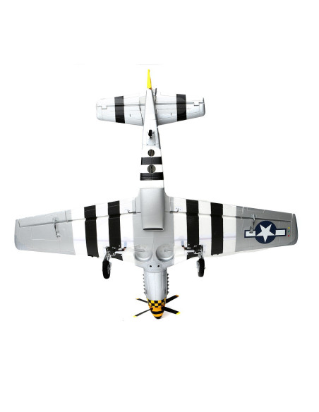P51D Mustang BNF+train rentrant+Récep AS3X E-flite EFL6750