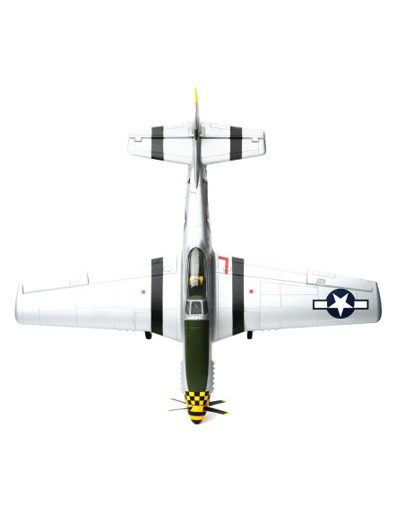 P51D Mustang BNF+train rentrant+Récep AS3X E-flite EFL6750