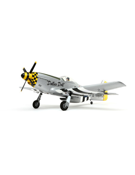 P51D Mustang BNF+train rentrant+Récep AS3X E-flite EFL6750