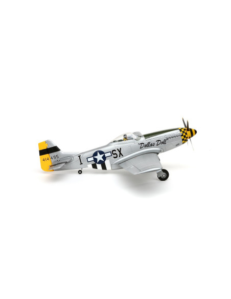 P51D Mustang BNF+train rentrant+Récep AS3X E-flite EFL6750