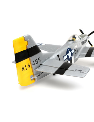 P51D Mustang BNF+train rentrant+Récep AS3X E-flite EFL6750