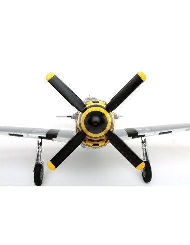 P51D Mustang BNF+train rentrant+Récep AS3X E-flite EFL6750
