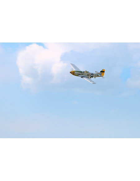 P51D Mustang BNF+train rentrant+Récep AS3X E-flite EFL6750