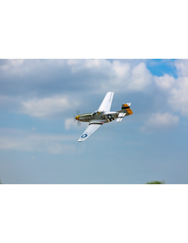 P51D Mustang BNF+train rentrant+Récep AS3X E-flite EFL6750