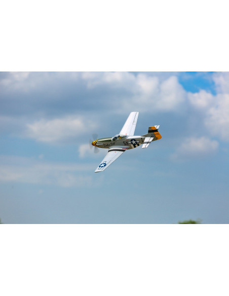 P51D Mustang BNF+train rentrant+Récep AS3X E-flite EFL6750