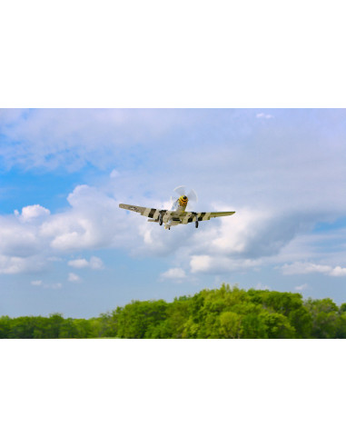 P51D Mustang BNF+train rentrant+Récep AS3X E-flite EFL6750