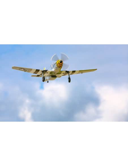 P51D Mustang BNF+train rentrant+Récep AS3X E-flite EFL6750