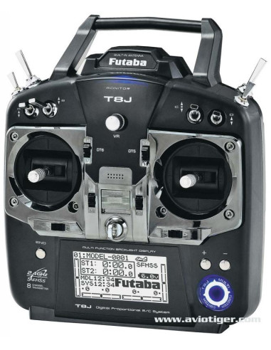 8J Futaba lipo + R2008SB mode 2 Futaba  dispo chez Futurheli.com magasin Rc dans le 74