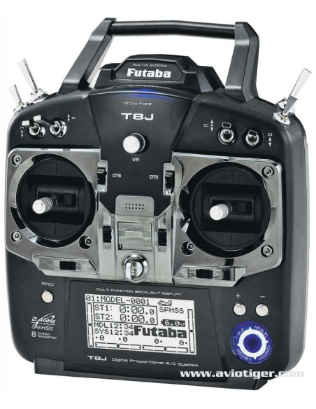 8J Futaba lipo + R2008SB mode 2 Futaba  dispo chez Futurheli.com magasin Rc dans le 74