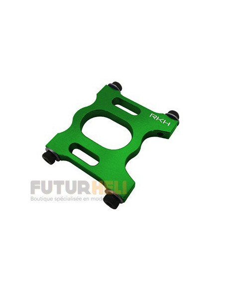 Support moteur Alu vert option Blade 200SRX