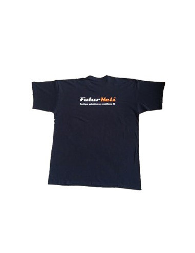 T-shirt Futurheli XXXL Noir