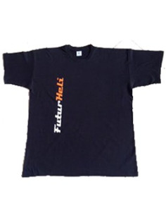 T-shirt Futurheli XXXL Noir
