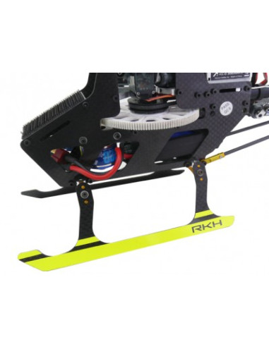 Option blade 300X/CFX patin empennage jaune Rakonheli