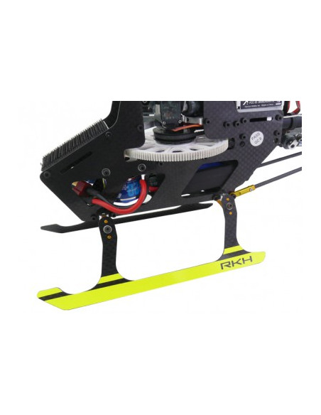 Option blade 300X/CFX patin empennage jaune Rakonheli