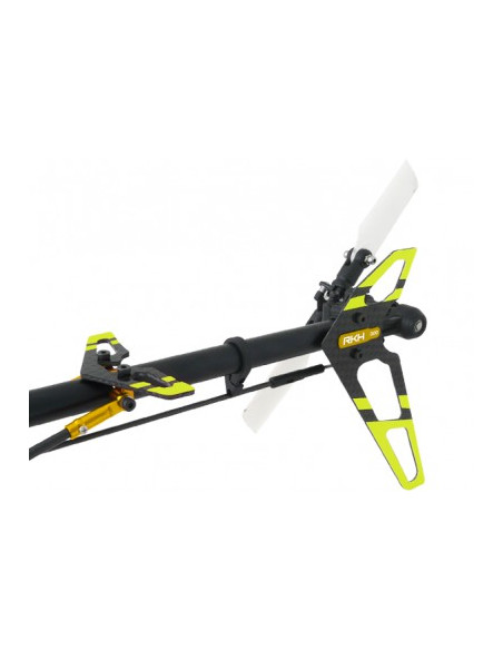 Option blade 300X/CFX patin empennage jaune Rakonheli