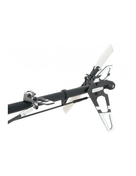 Option blade 300X/CFX patin empennage Argent Rakonheli