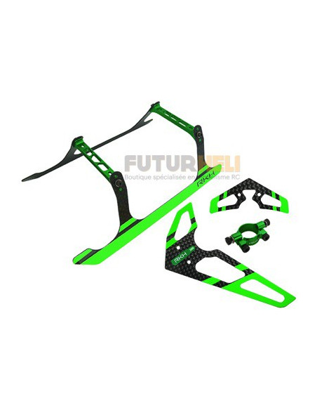 Option blade 300X/CFX patin empennage vert Rakonheli