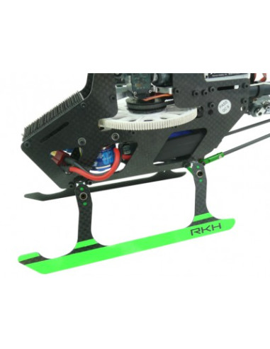 Option blade 300X/CFX patin empennage vert Rakonheli