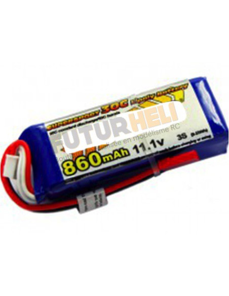 Lipo 860mAh 3S 30c blade 200SRX