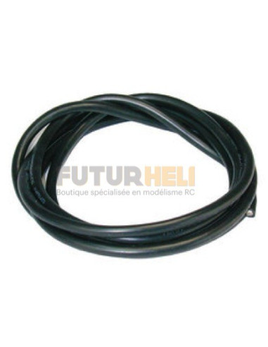 Fils Silicone 2,6 QMM 1M noir 13AWG Graupner