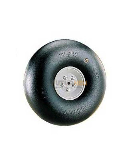 Roues gonflables 114mm pour avion RC