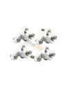 Support train en alu argent pour chassis carbone RH