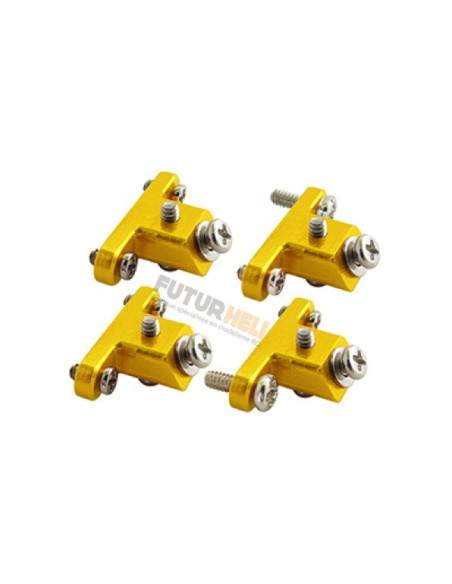 Support train en alu or pour chassis carbone RH