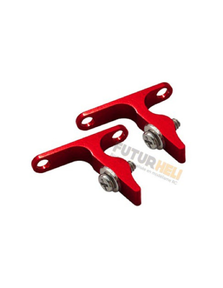 Support servo alu rouge option blade 200SRX